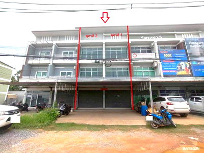อาคารพาณิชย์ วิทยาลัยพยาบาลบรมราชชนนี ขอนแก่น : อาคารพาณิชย์ 42 ตร.วา เมืองขอนแก่น ขอนแก่น 9.5M