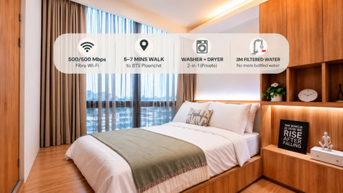 ✨ Newly Renovated Condo at Ploenchit (Furnished/FIBER/Water Filter/Washer-Dryer)✨