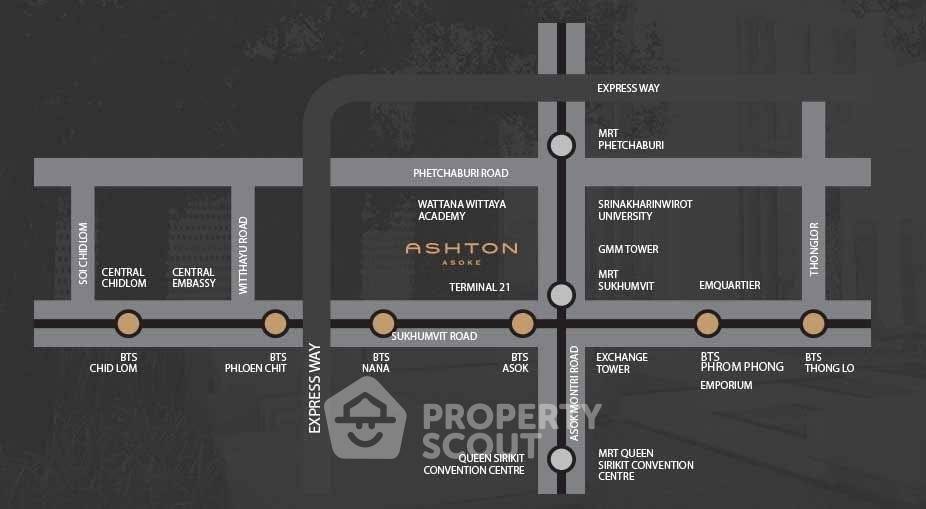 รูป คอนโด 2 ห้องนอน ชั้น 23 Ashton Asoke ใกล้ MRT สุขุมวิท (ID 3319950) - รูปที่ 8/9