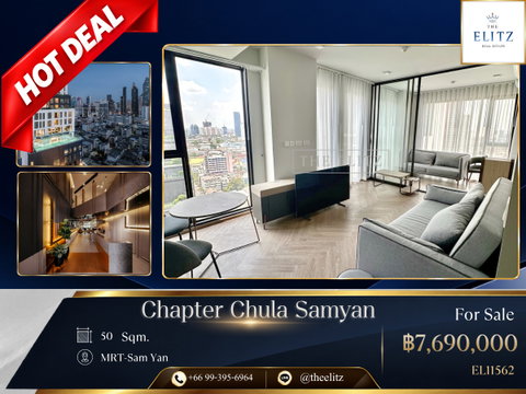 ✨ Modern Lifestyle Hub &  High-Rise Residence Near Chulalongkorn University | Short Walk To MRT Samyan & Samyan Mitrtown - Exceptional Choice ✨