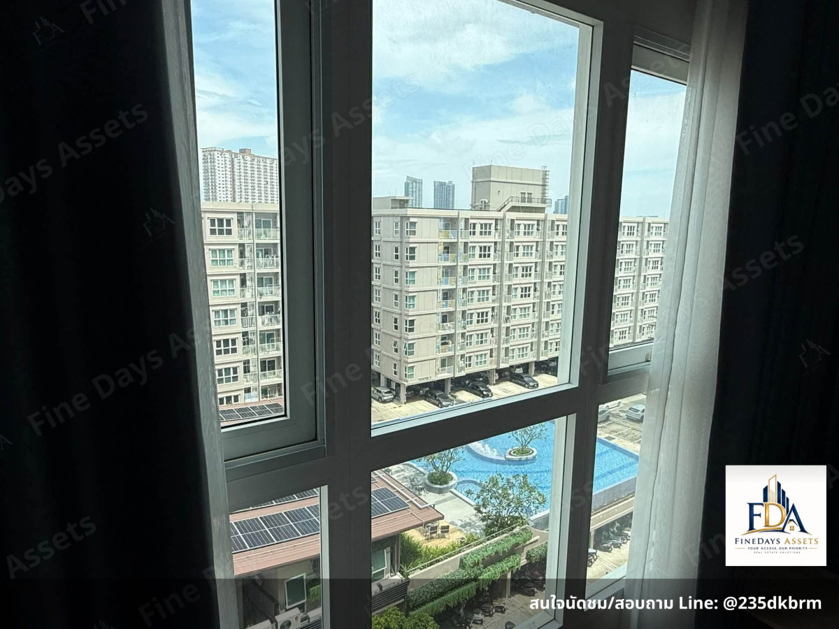 รูป FD-085240ห้องชั้นบนสุด วิวสระ ติด MRT บางอ้อ เพียง 13,000 บาท! | Supalai City Resort Charan 91 for Rent  🏙️ ให้เช่า | ศุภาลัย ซิตี้ รีสอร์ท จรัญ 91 - รูปที่ 4/6