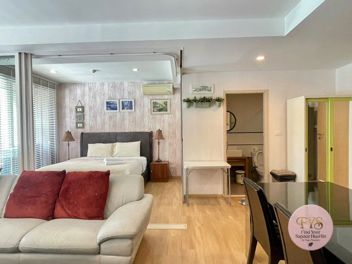 รูป Pet friendly condo  : คอนโดให้เช่า #บ้านแสนคราม หัวหิน ชะอำ, ยูนิต 1365/250, 2 ห้องนอน - รูปที่ 11/36