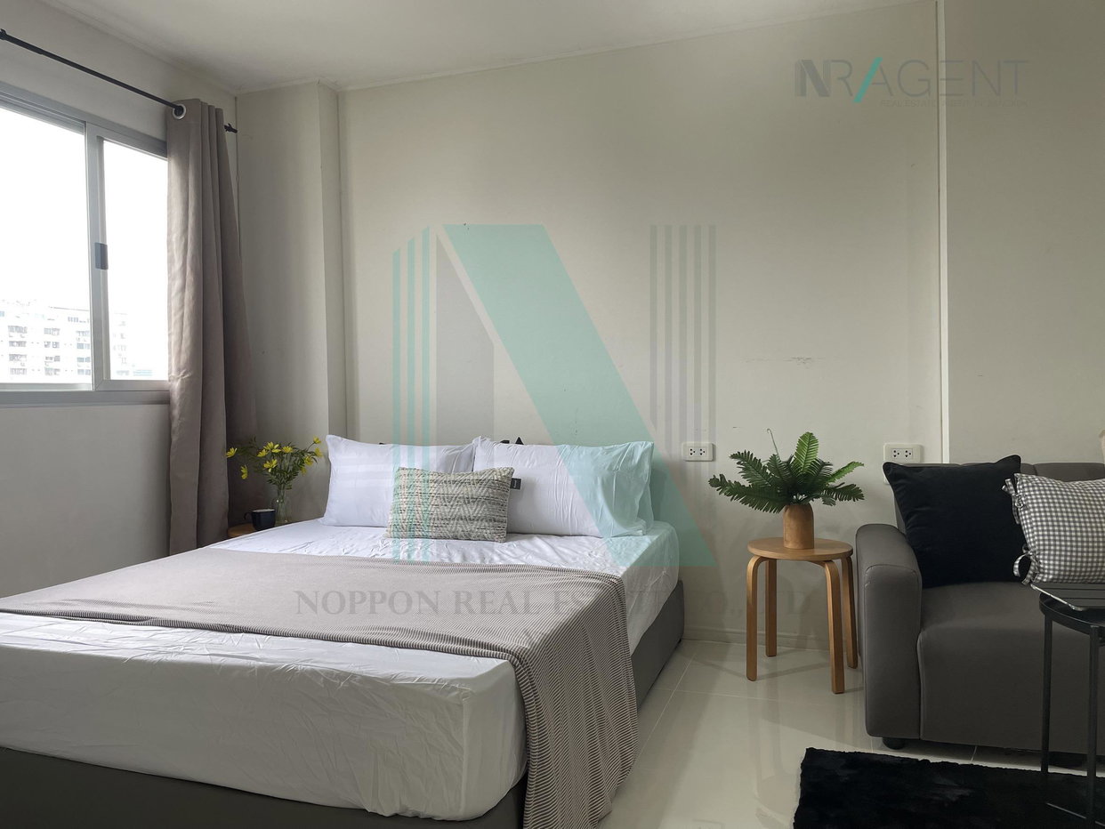 picture For Rent Condo LUMPINI CONDO TOWN RAMINTHRA - NAWAMIN Building D, Floor 5,Studio, Room size 25 sqm - 3/8
