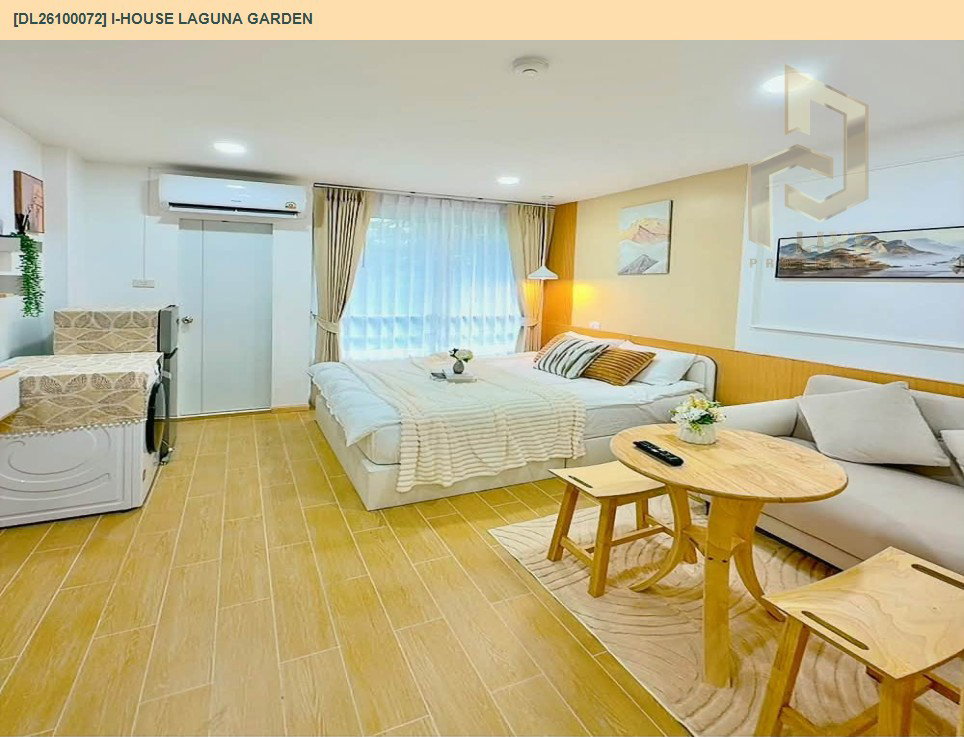 รูป DL26100072 ให้เช่าคอนโด ไอ-เฮาส์ ลากูน่า การ์เด้น (I-House Laguna Garden) ใกล้ MRT เพชรบุรี พร้อมเข้าอยู่ โทรด่วน 0638692663 LineID @952jdxxk - รูปที่ 5/9