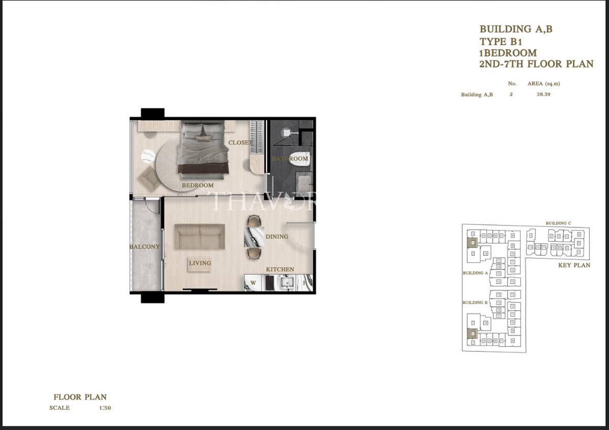 picture 1-BR Condo at Siam Oriental Oasis close to Phratamnak (ID 3280992) - 4/12