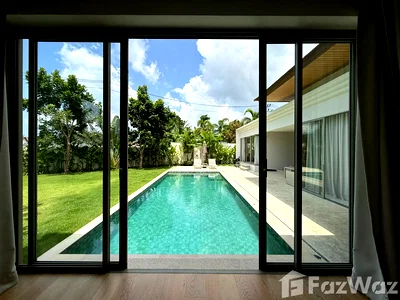 Houses for rent Cherngtalay Witthayakhom School : 4 Bedroom Villa for rent at Trichada Azure 6874729