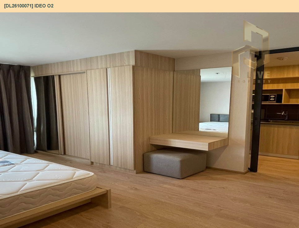 รูป DL26100071 ให้เช่าคอนโด ไอดีโอ โอทู (IDEO O2) ใกล้ BTS บางนา พร้อมเข้าอยู่ โทรด่วน 0614453194 LineID @952jdxxk - รูปที่ 4/14