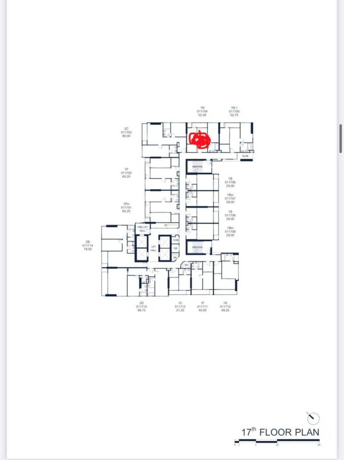 รูป คอนโด 1 ห้องนอน ชั้น 17 โครงการ PTY Residence Sai 1 พัทยาใต้ (ID 3427668) - รูปที่ 2/5
