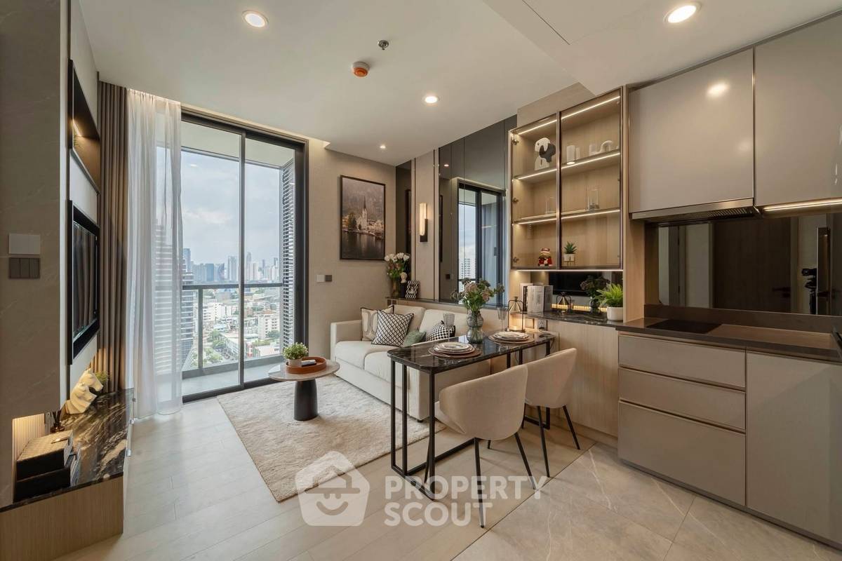 picture 15th-Floor 1-BR At The Extro Phayathai–Rangnam, BTS Victory Monument (ID 3431365) - 2/6