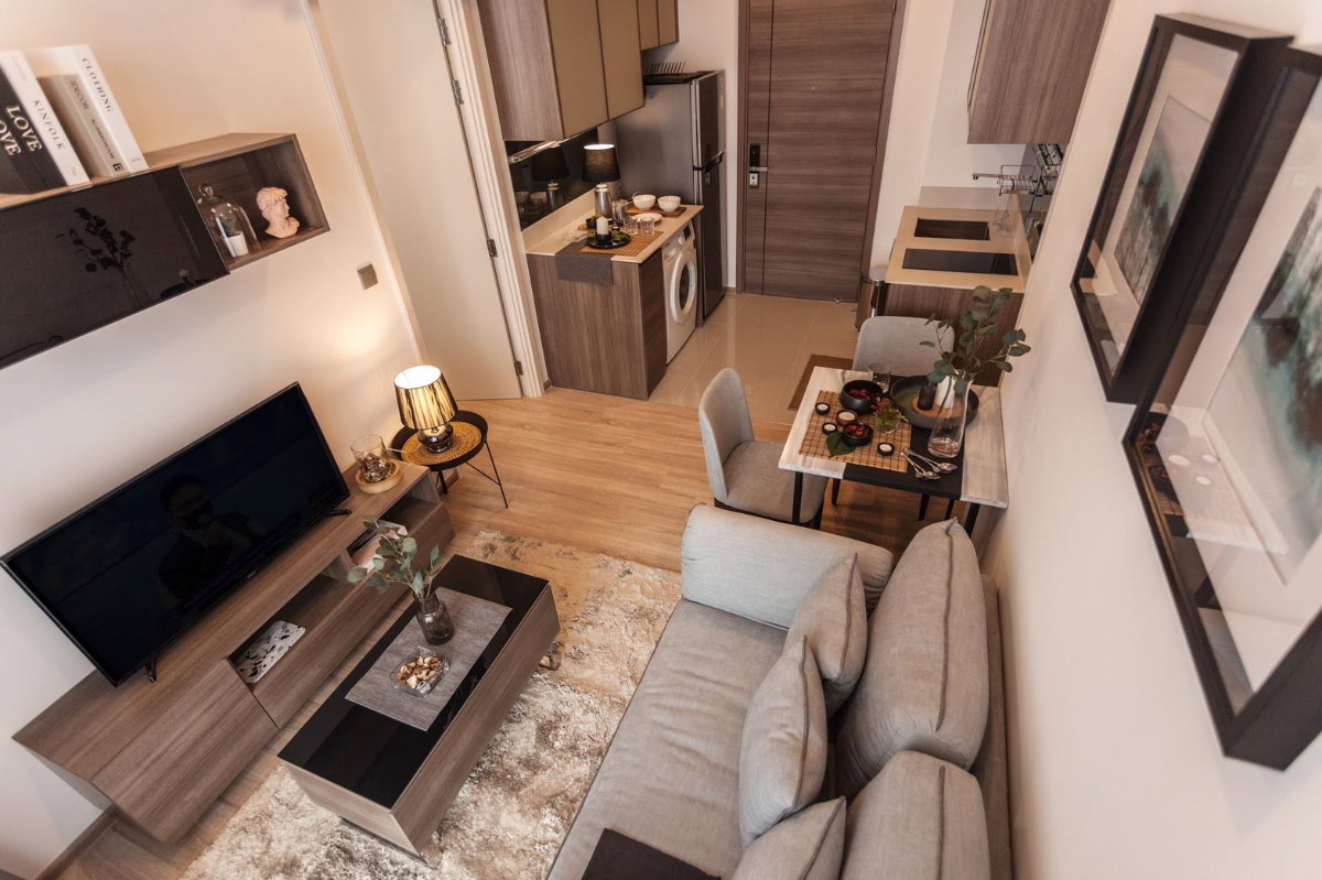 picture For rent 🌟The Line Phahon-Pradipat🌟 1 bedroom 33.95 sq m. near BTS Saphan Khwai 🚆 - 1/7