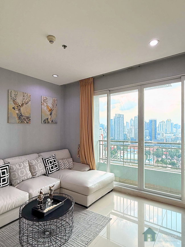 รูป Circle Phetchaburi 36 | ให้เช่าคอนโด ห้องมุม 2 ห้องนอน MRT เพชรบุรี - รูปที่ 5/18