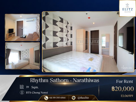 ✨ Heart Of Sathorn CBD & Superior Convenience Near BTS-Chong Nonsi - High-Rise Spectacular City View |  Prime Investment ✨