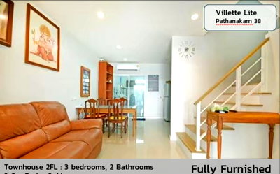 Townhouses for rent : RENT Townhome Villette Lite Pathanakarn38