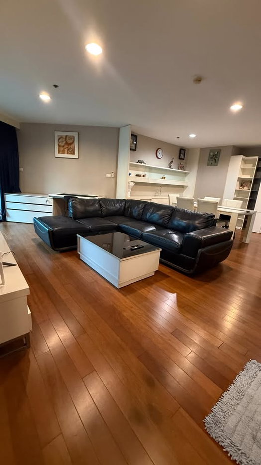 picture Condo for RENT  : Belle Grand Rama 9  𝐒𝐢𝐳𝐞 :  106 sqm. 3 Bedroom 2 Bathroom / Balcony   𝐅𝐥𝐨𝐨𝐫 :  7th  Building: C1  ✅Fully furnished - 5/26