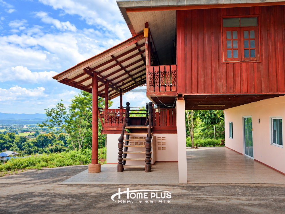 รูป 🏡✨ ขายที่ดินพร้อมบ้าน 2 ชั้น วิวภูเขา ใกล้อ่างเก็บน้ำบ้านป่าจั่น เวียงกาหลง เชียงราย ✨🏡 - รูปที่ 3/6