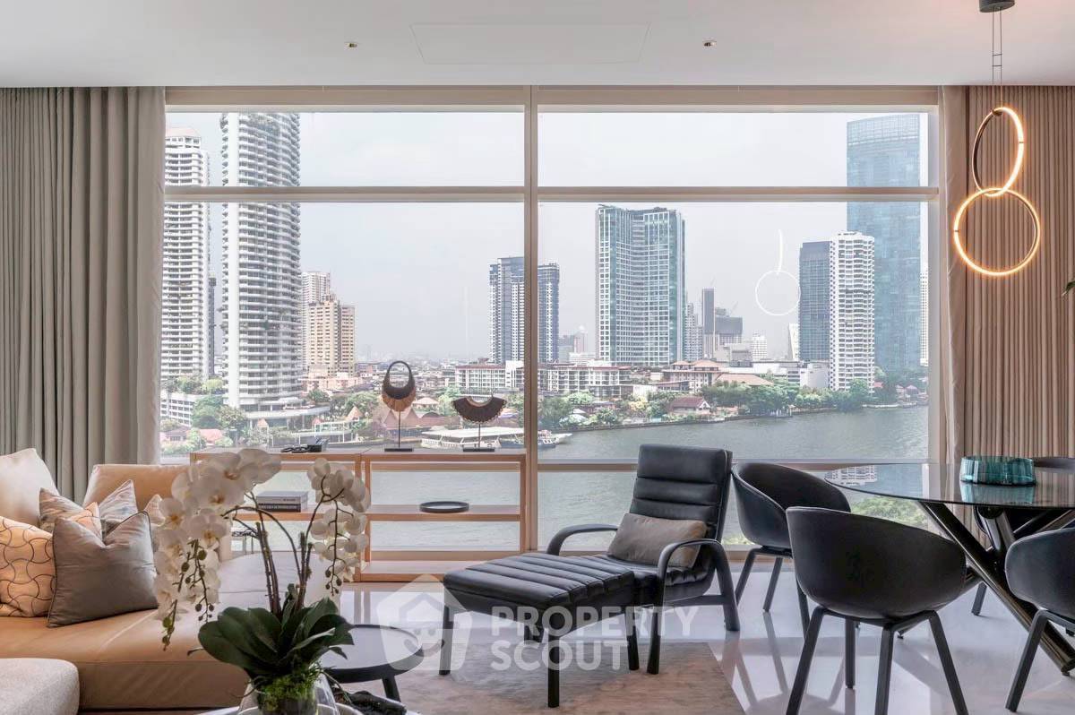 รูป คอนโด 2 ห้องนอน เลี้ยงสัตว์ได้ ที่ Four Seasons Private Residences Bangkok ใกล้ BTS สะพานตากสิน (ID 3431235) - รูปที่ 2/20