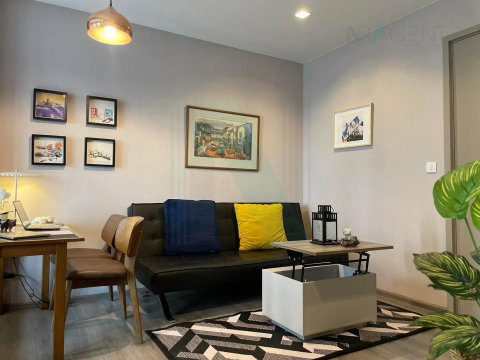 🎊 For rent condo THE POLITAN RIVE Building 1, Floor 19,1 bed room, Room size 30.00 sqm