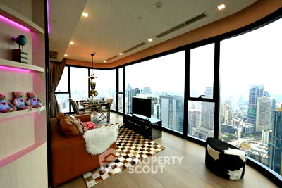 Condos for rent : 42nd-Floor 3-BR At Ashton Asoke, 70 Metres To MRT Sukhumvit (ID 3434044)