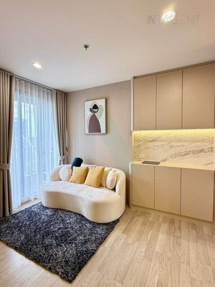 รูป 🚩 ให้เช่าคอนโด ไอดีโอ โมบิ สุขุมวิท อีสต์พอยท์ อาคาร 1 ชั้น 28 1 ห้องนอน ขนาด 38 ตรม ใกล้ The Coast Village - รูปที่ 6/8