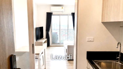 คอนโดให้เช่า : High-floor 28 sqm condo at Niche MONO Ramkhamhaeng, Hua Mak Bangkok