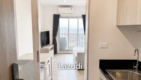 High-floor 28 sqm condo at Niche MONO Ramkhamhaeng, Hua Mak Bangkok