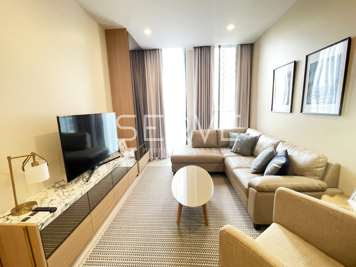 รูป 🔥45 K🔥- 1 นอน 57.09 ตร.ม. ชั้นสูง 10+ แต่งสวยสไตล์ Modern คอนโดเชื่อมตรงเข้า BTS เพลินจิต ที่ Noble Ploenchit / ให้เช่าคอนโด - รูปที่ 1/13