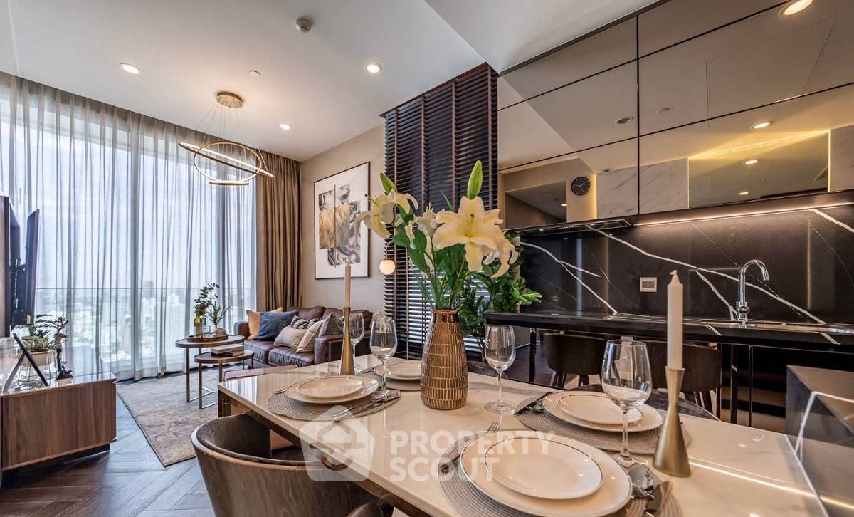 picture 35th-Floor 1-BR At The Esse Sukhumvit 36, 70m To BTS Thong Lor (ID 3431367) - 3/16