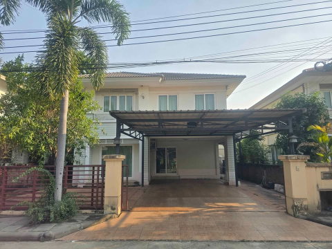  Large detached house for rent – move-in ready! Located at Casa Ville Ratchaphruek-Rattanathibet 2.  36,000