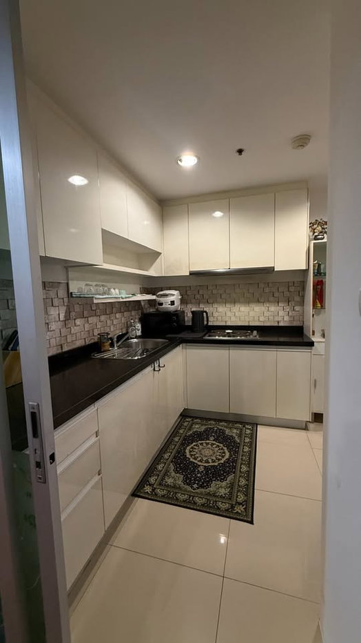 picture Condo for RENT  : Belle Grand Rama 9  𝐒𝐢𝐳𝐞 :  106 sqm. 3 Bedroom 2 Bathroom / Balcony   𝐅𝐥𝐨𝐨𝐫 :  7th  Building: C1  ✅Fully furnished - 19/26