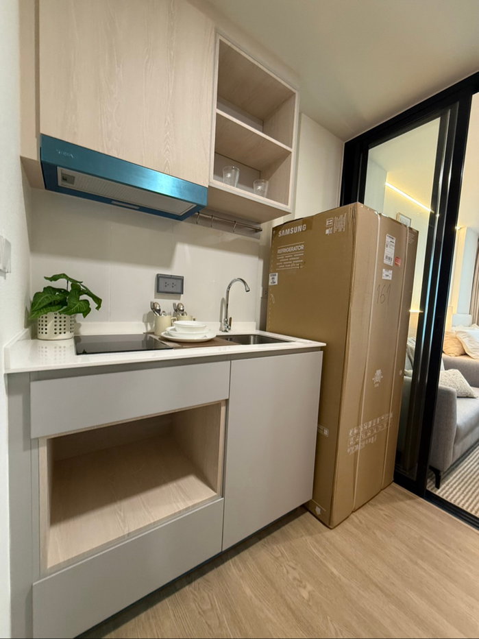 รูป เจ้าของปล่อยเช่า Kave Luminous Bangmod ตึก A ชั้น 8 | 1 Bedroom 24 ตร.ม. แต่ง Built-in สไตล์ Cozy พร้อมอยู่ - รูปที่ 9/10