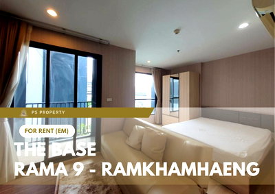 Condos for rent : For Rent 🔥 The Base Rama 9 - Ramkhamhaeng 🔥 Fully furnished with appliances; located near the ARL Ramkhamhaeng station.