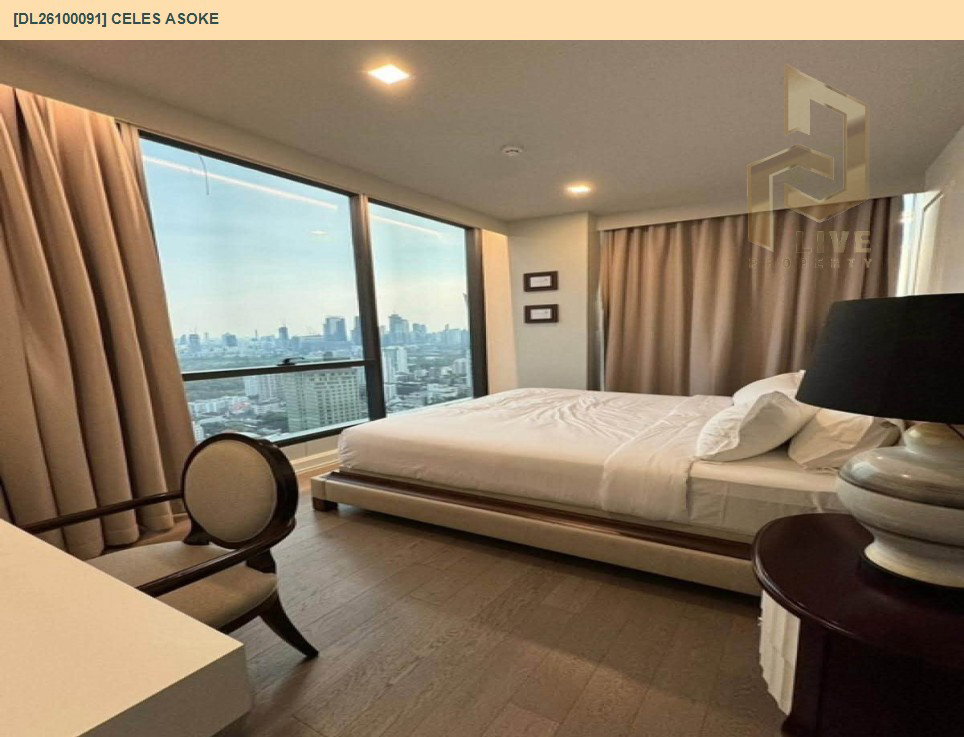 รูป DL26100091 ให้เช่าคอนโด เซอเลส อโศก (CELES Asoke) ใกล้ BTS อโศก พร้อมเข้าอยู่ โทรด่วน 0614453194 LineID @952jdxxk - รูปที่ 3/10