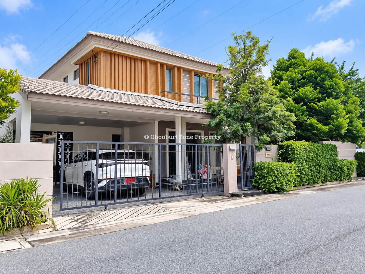 รูป ขายบ้านเดี่ยวหลังริมหลังใหญ่ 4 นอน ม.ริมเขา บางพระ ศรีราชา - รูปที่ 24/26