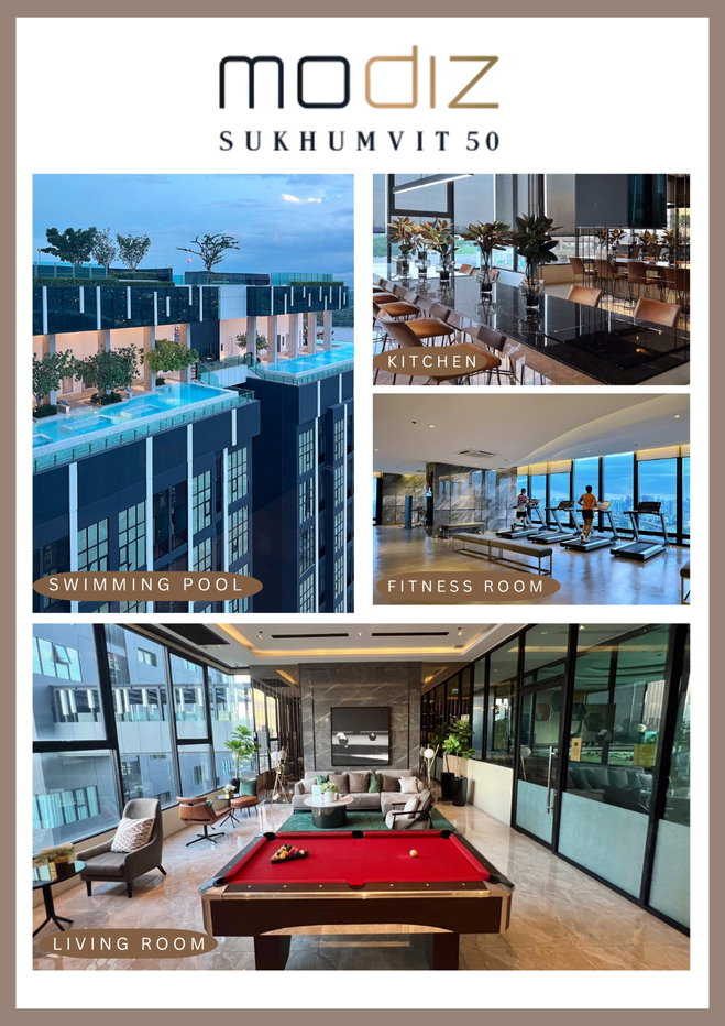 picture For Rent MODIZ Sukhumvit 50 ð Building C | 9th Floor | 27.73 sq.m. - 6/14