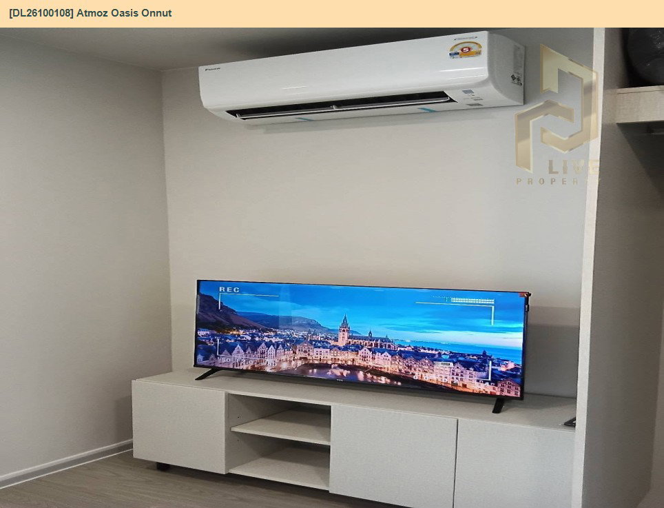 รูป DL26100108 ให้เช่าคอนโด แอทโมซ โอเอซิส อ่อนนุช (Atmoz Oasis Onnut) ใกล้ - พร้อมเข้าอยู่ โทรด่วน 0653619502 LineID @952jdxxk - รูปที่ 3/8