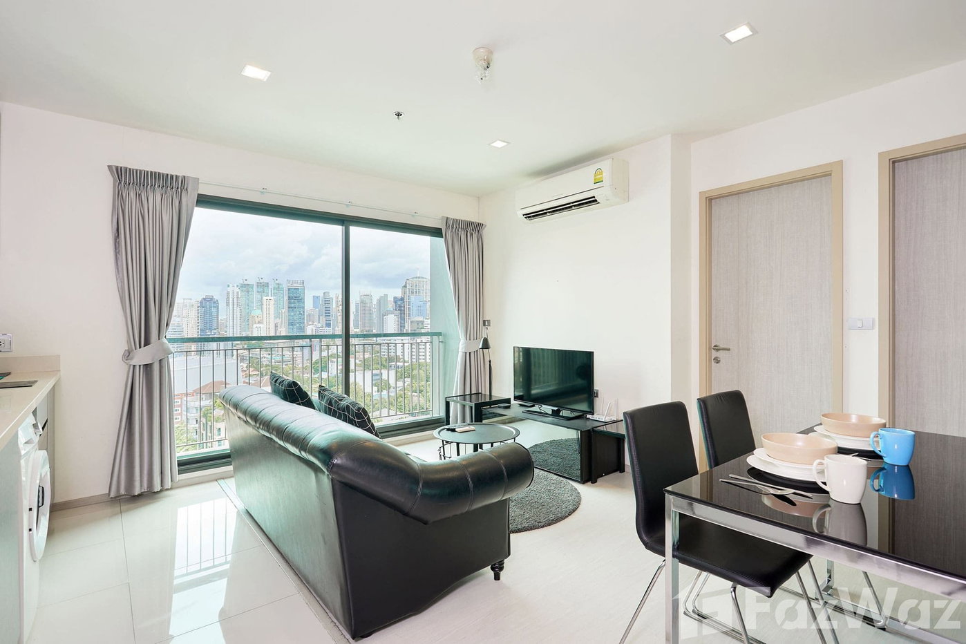 รูป คอนโดหรู 1 ห้องนอน พร้อมผู้เช่า ย่านทองหล่อ BTS 350ม 1705666 - รูปที่ 1/17