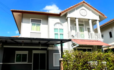 เช่าบ้านเดี่ยว กรุงเทพมหานคร : บ้านเดี่ยว2 ชั้นให้เช่า บ้านเลขที่ดีฮวงจุ้ยดี 60 ตารางวา วนแหวน อ่อนนุช ใกล้สนามบินสุวรรณภูมิ