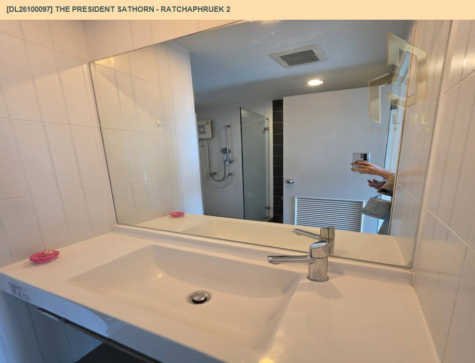 รูป DL26100097 ให้เช่าคอนโด เดอะ เพรสซิเดนท์ สาทร - ราชพฤกษ์ 2 (The President Sathorn - Ratchaphruek 2) ใกล้ BTS บางหว้า พร้อมเข้าอยู่ โทรด่วน 0638692663 LineID @952jdxxk - รูปที่ 7/9