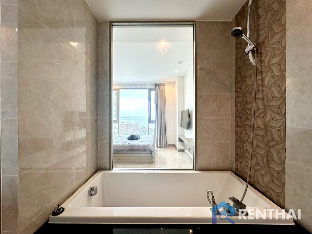รูป คอนโดหรู 1 ห้องนอนให้เช่าที่ The Riviera Ocean Drive, จอมเทียน | ชั้น 27 วิวทะเล, เฟอร์นิเจอร์ครบครัน - รูปที่ 11/21