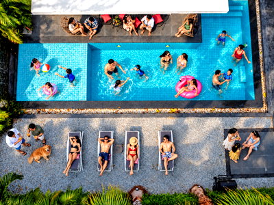 เช่าบ้านเดี่ยว ชลบุรี : LOTUS POOL VILLA PATTAYA 8 ห้องนอน