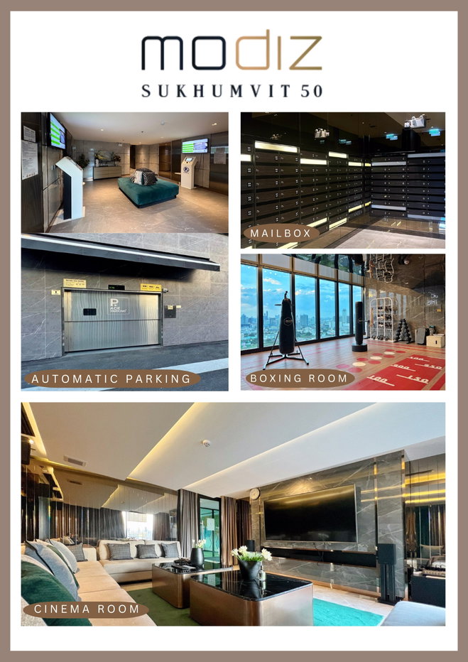 picture For Rent MODIZ Sukhumvit 50 ð Building C | 9th Floor | 27.73 sq.m. - 8/14