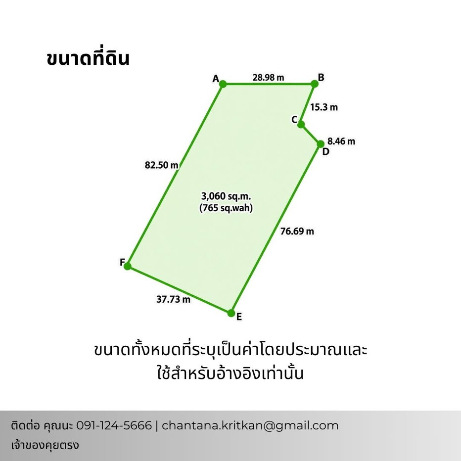 รูป ขาย ที่ดินใจกลางเมืองเชียงใหม่ ติดถนนซูเปอร์ไฮเวย์ ใกล้แยกเมญ่า - รูปที่ 3/5
