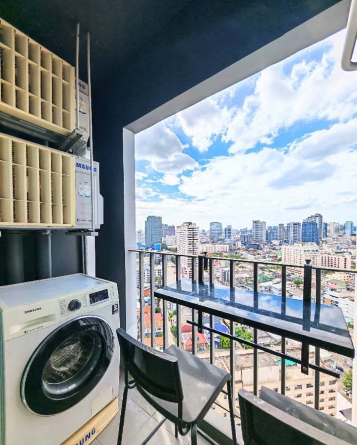 picture Code: 26KJ5534  for rent Chapter One Eco Ratchada - Huai Khwang  🔥🔥 Line ID: @kjcondo (with @)🔥🔥 - 7/9