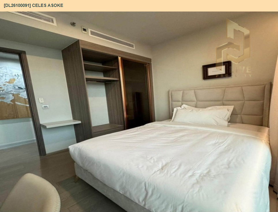 รูป DL26100091 ให้เช่าคอนโด เซอเลส อโศก (CELES Asoke) ใกล้ BTS อโศก พร้อมเข้าอยู่ โทรด่วน 0614453194 LineID @952jdxxk - รูปที่ 7/10