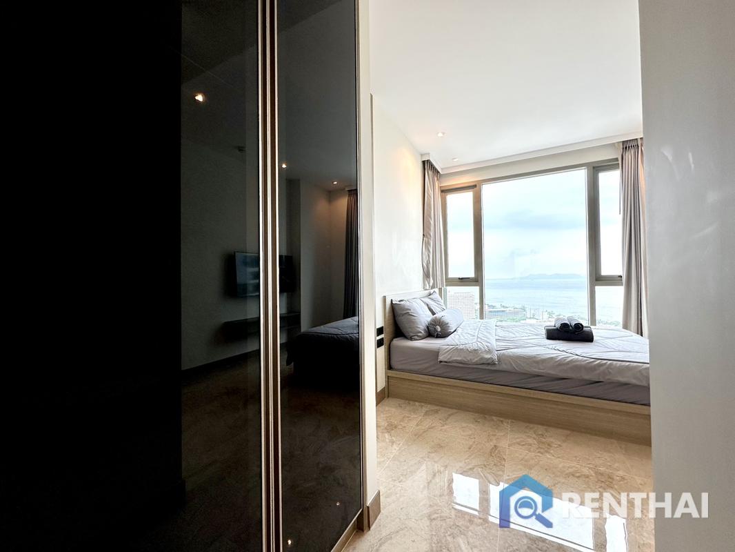รูป คอนโดหรู 1 ห้องนอนให้เช่าที่ The Riviera Ocean Drive, จอมเทียน | ชั้น 27 วิวทะเล, เฟอร์นิเจอร์ครบครัน - รูปที่ 8/21