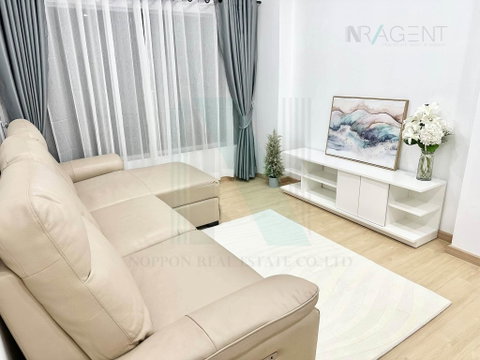 🎊 For Rent Condo BAAN SUKHOTHAI RAMKHAMHAENG Building 1, Floor 2,2 bed room, Room size 62 sqm