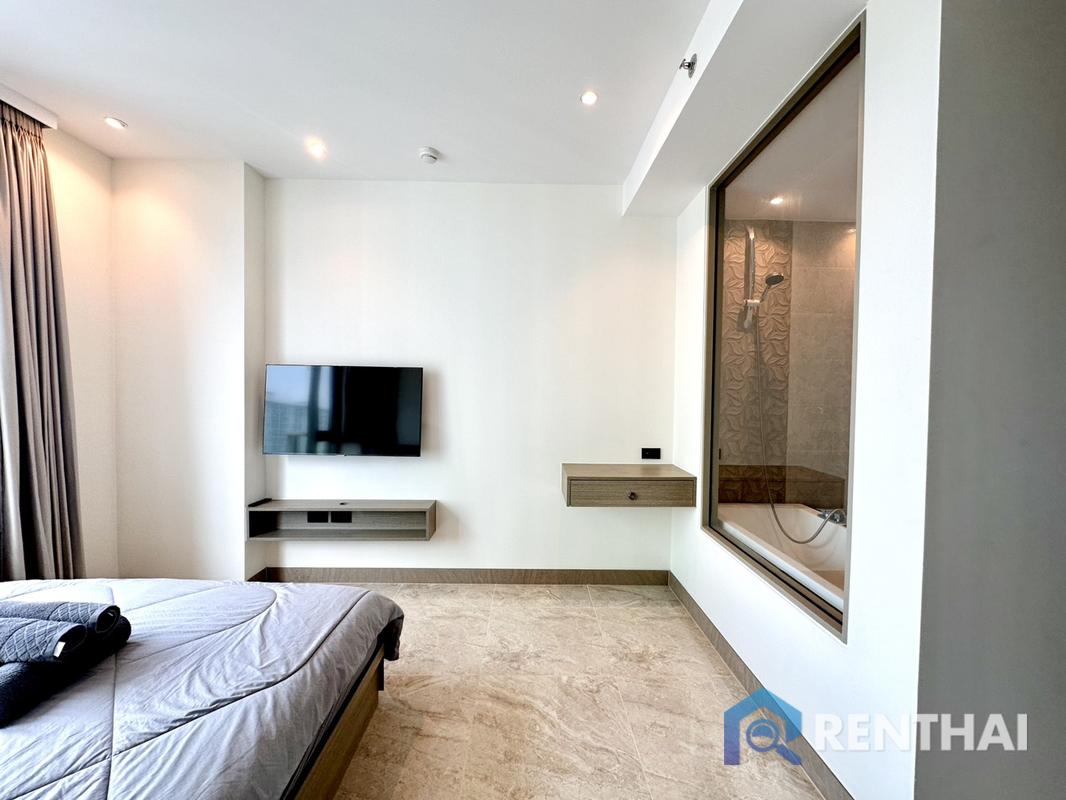 รูป คอนโดหรู 1 ห้องนอนให้เช่าที่ The Riviera Ocean Drive, จอมเทียน | ชั้น 27 วิวทะเล, เฟอร์นิเจอร์ครบครัน - รูปที่ 14/21