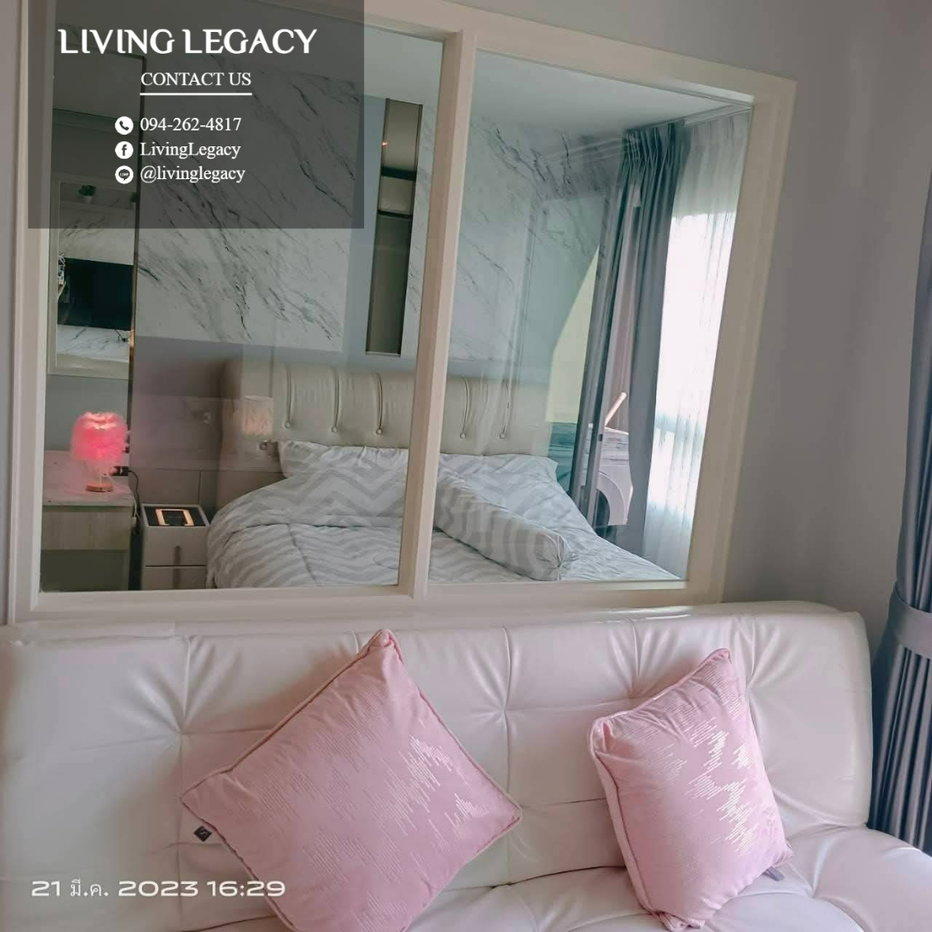 รูป T4031U เช่าด่วน คอนโด Lumpini Ville Phatanakan - Srinakarin 29 ตร.ม. | ชั้น 17 | 1 ห้องนอน | 1 ห้องน้ำ 11,000 บาท/เดือน line id : @livinglegacy - รูปที่ 5/10
