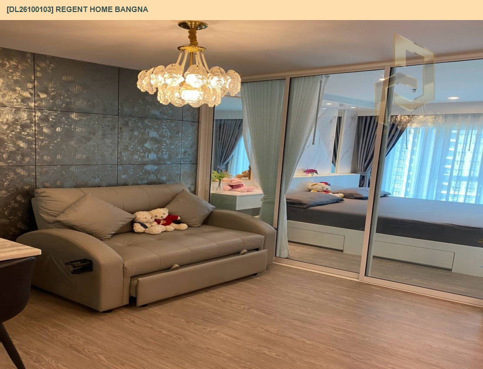 รูป DL26100103 ให้เช่าคอนโด รีเจ้นท์ โฮม บางนา (Regent home bangna) ใกล้ BTS บางนา พร้อมเข้าอยู่ โทรด่วน 0614453194 LineID @952jdxxk - รูปที่ 2/11