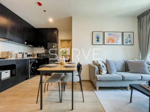 2 Beds Large Room Unblock view Fully furnished Good Location Close To MRT Phra Ram 9 220 m. @ NUE District R9